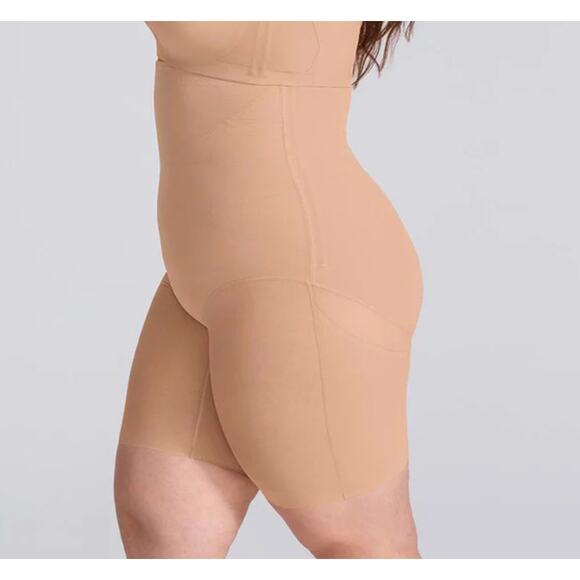 NWT HONEYLOVE SuperPower Short Sand 3X Shapewear Plus Size